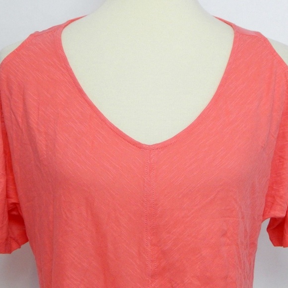 Calvin Klein Ladies Short Sleeve Cold Shoulder Top - Picture 6 of 7